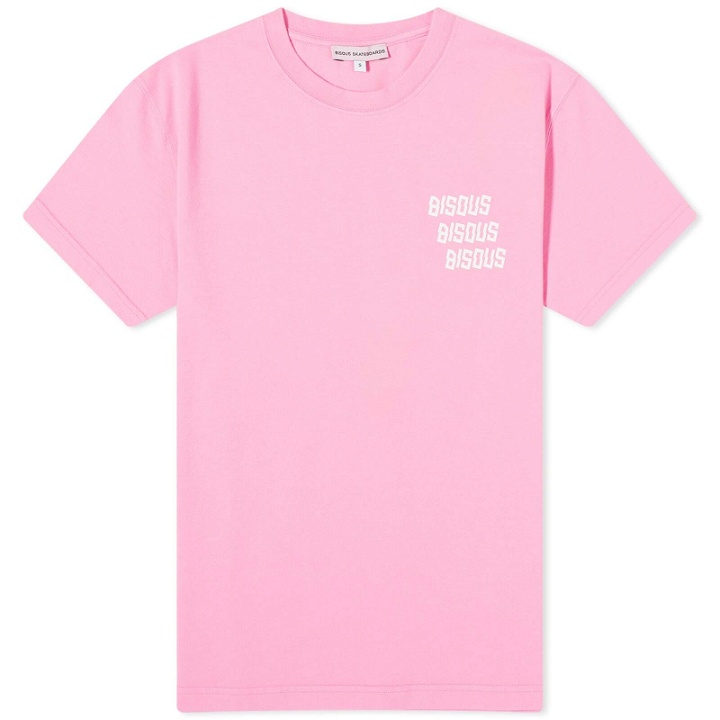 Photo: Bisous Skateboards Women's X3 T-Shirt in Pink#