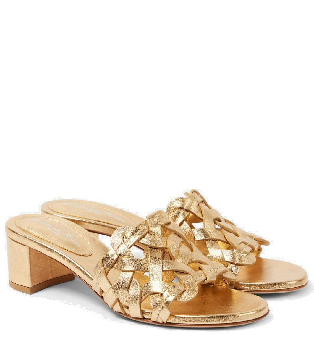 Gianvito Rossi Amalfi 45 leather mules Gianvito Rossi