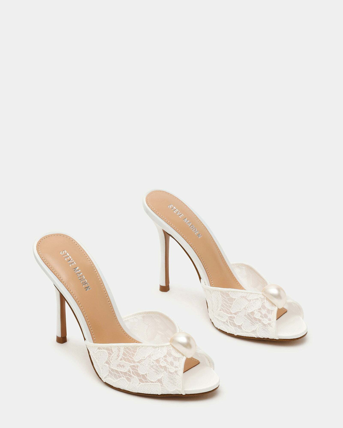 Steve Madden Priyaa-P Heels in White