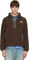 The North Face Brown TNF Fleeski 1/4-Zip Pullover Sweater