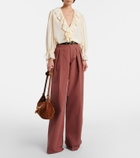 Chloé Cotton wide-leg pants