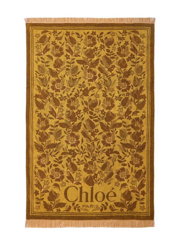 Photo: Chloé Logo Motif Beach Towel