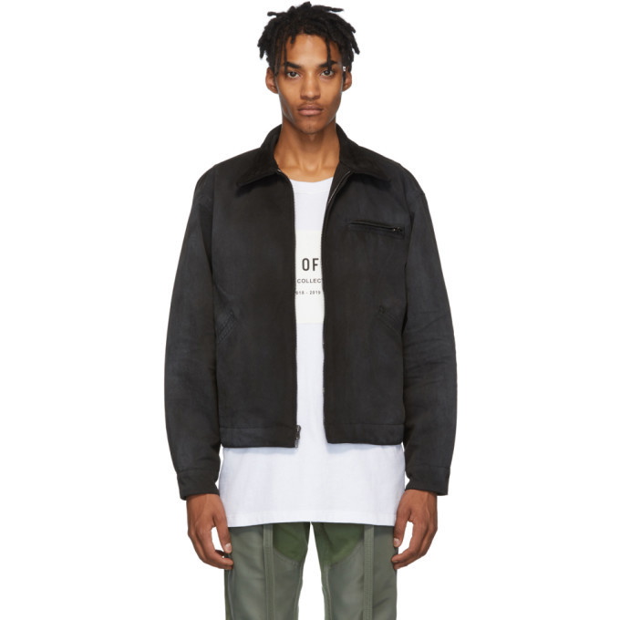 Photo: Fear of God Black Canvas Work Jacket