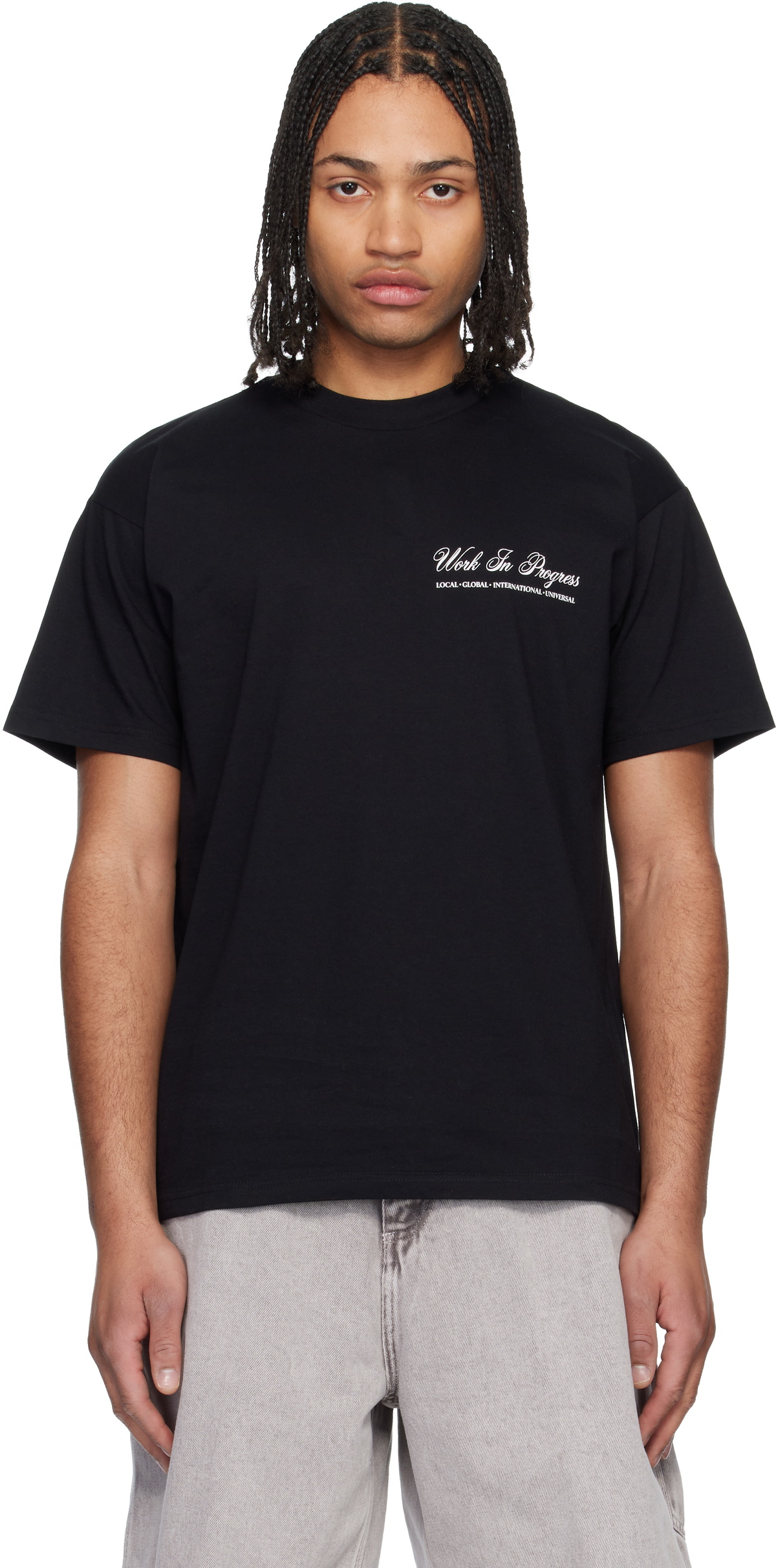 Carhartt Work In Progress Black Cloud Heart T-shirt