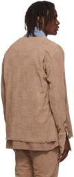 Greg Lauren Brown GL1 Cardigan