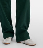 Miu Miu Cotton gabardine straight pants