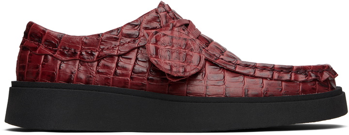 Photo: Martine Rose Burgundy Clarks Edition Torview Derbys