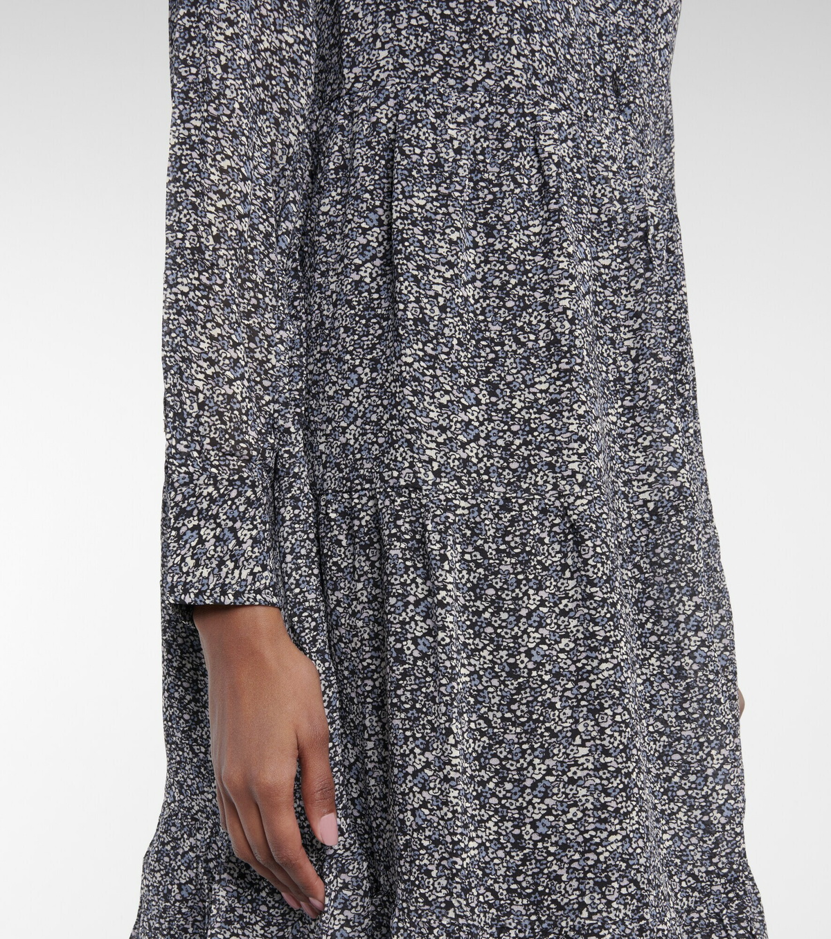 Ganni - Floral georgette midi dress GANNI