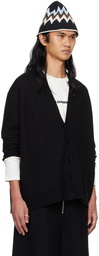 Jil Sander Black Buttoned Cardigan