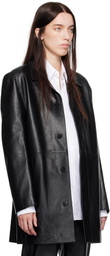 Calvin Klein Black Halo Leather Jacket