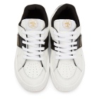 Palm Angels White and Black Logo Sneakers