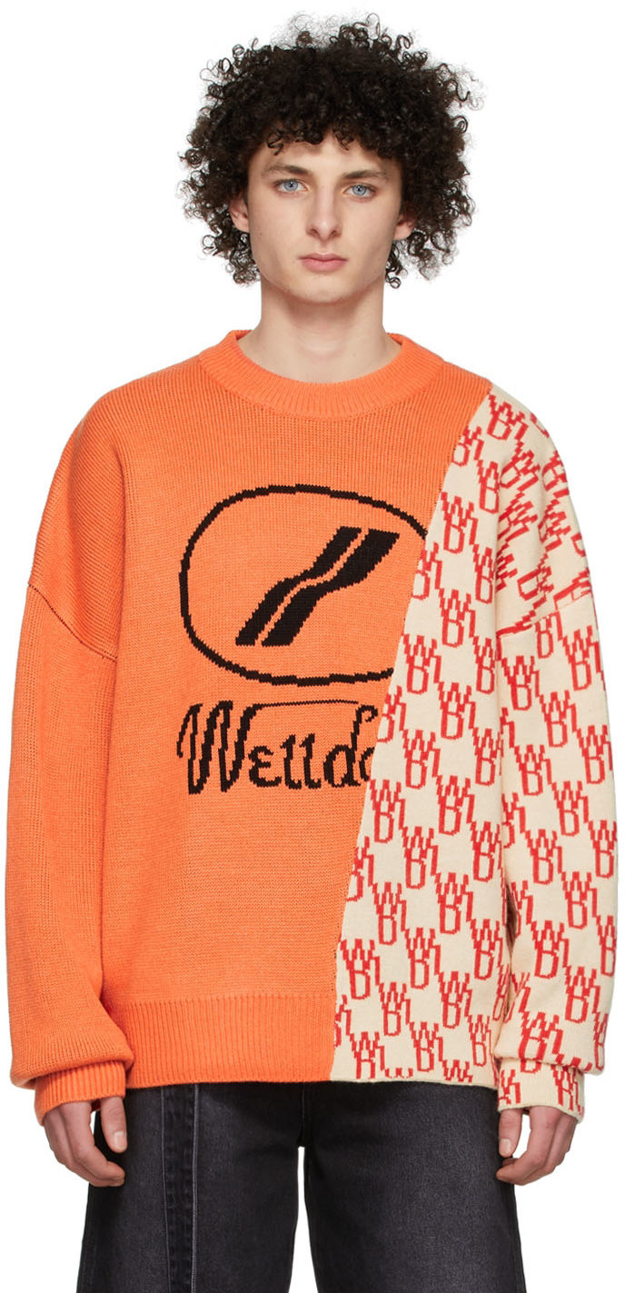 Shops We11done Orange Sweater