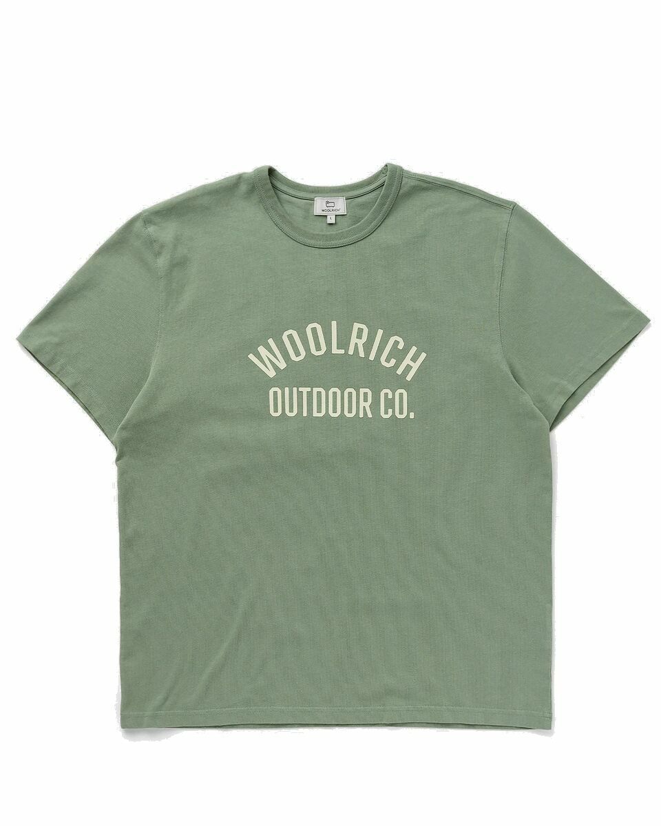 Photo: Woolrich Graphic Tee Green - Mens - Shortsleeves