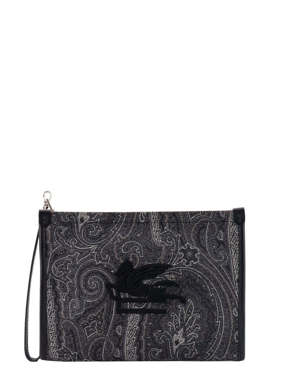 Etro Clutch Black Mens Etro