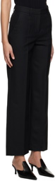 Totême Black Slim-Fit Trousers