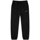 Sporty & Rich Classic Logo Sweat Pant in Black/White