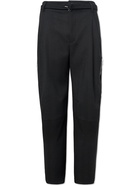 Bottega Veneta - Pleated Wool-Blend Felt Cargo Trousers - Black