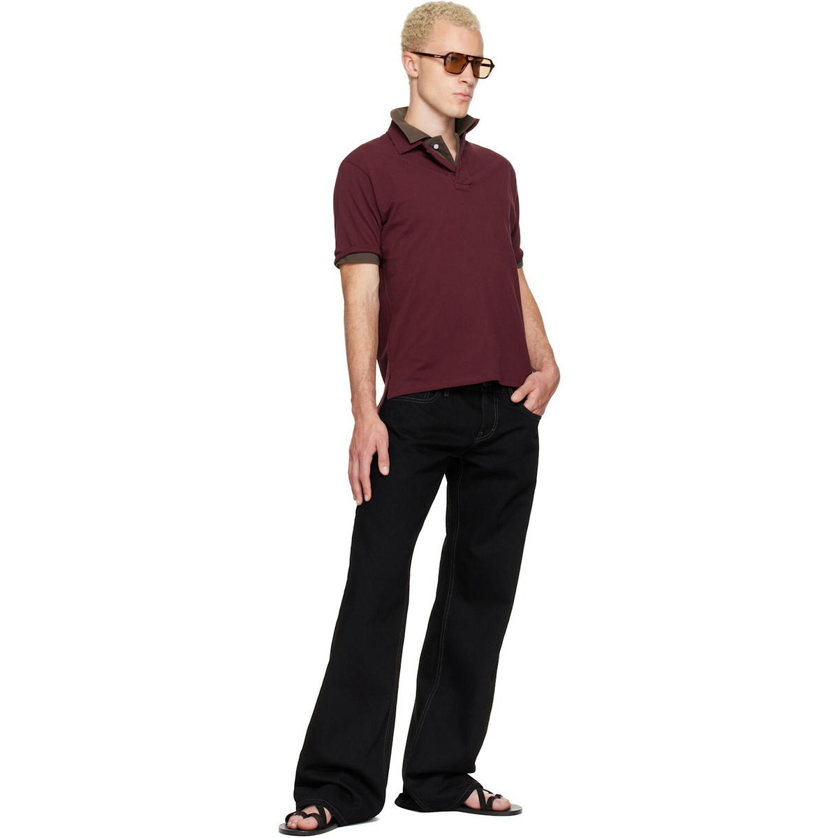 Raimundo Langlois Black Bootcut Jeans