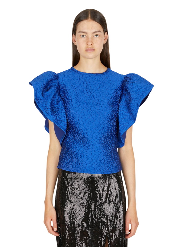 Photo: Koché Ruffle Sleeve Top