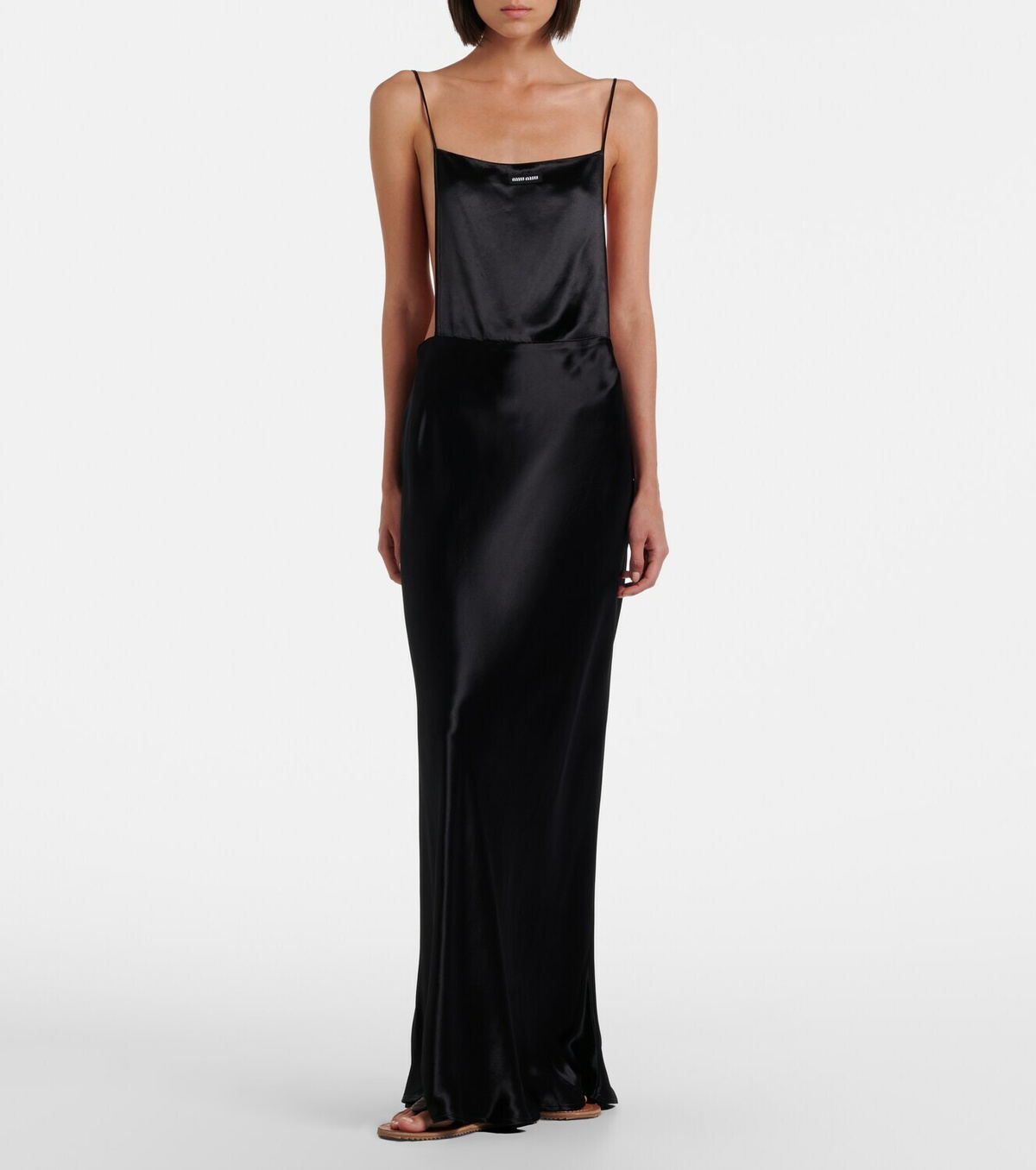 Miu Miu Satin slip dress