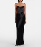 Miu Miu Satin slip dress