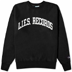 L.I.E.S. Records Men's Varsity Sweatshirt in Black