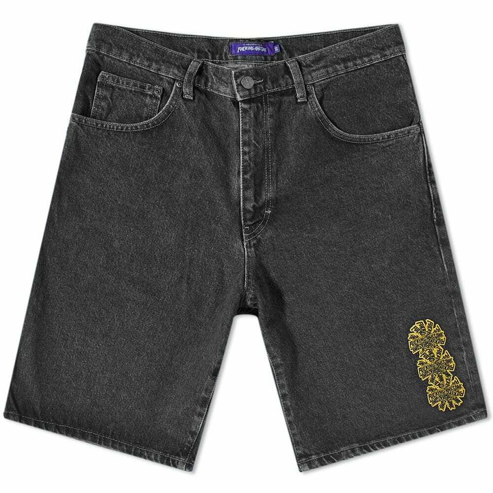 Photo: Fucking Awesome Men's Spiral Denim Short in Black