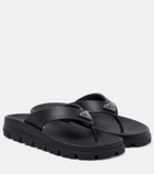 Prada Soft Cage vinyl thong sandals