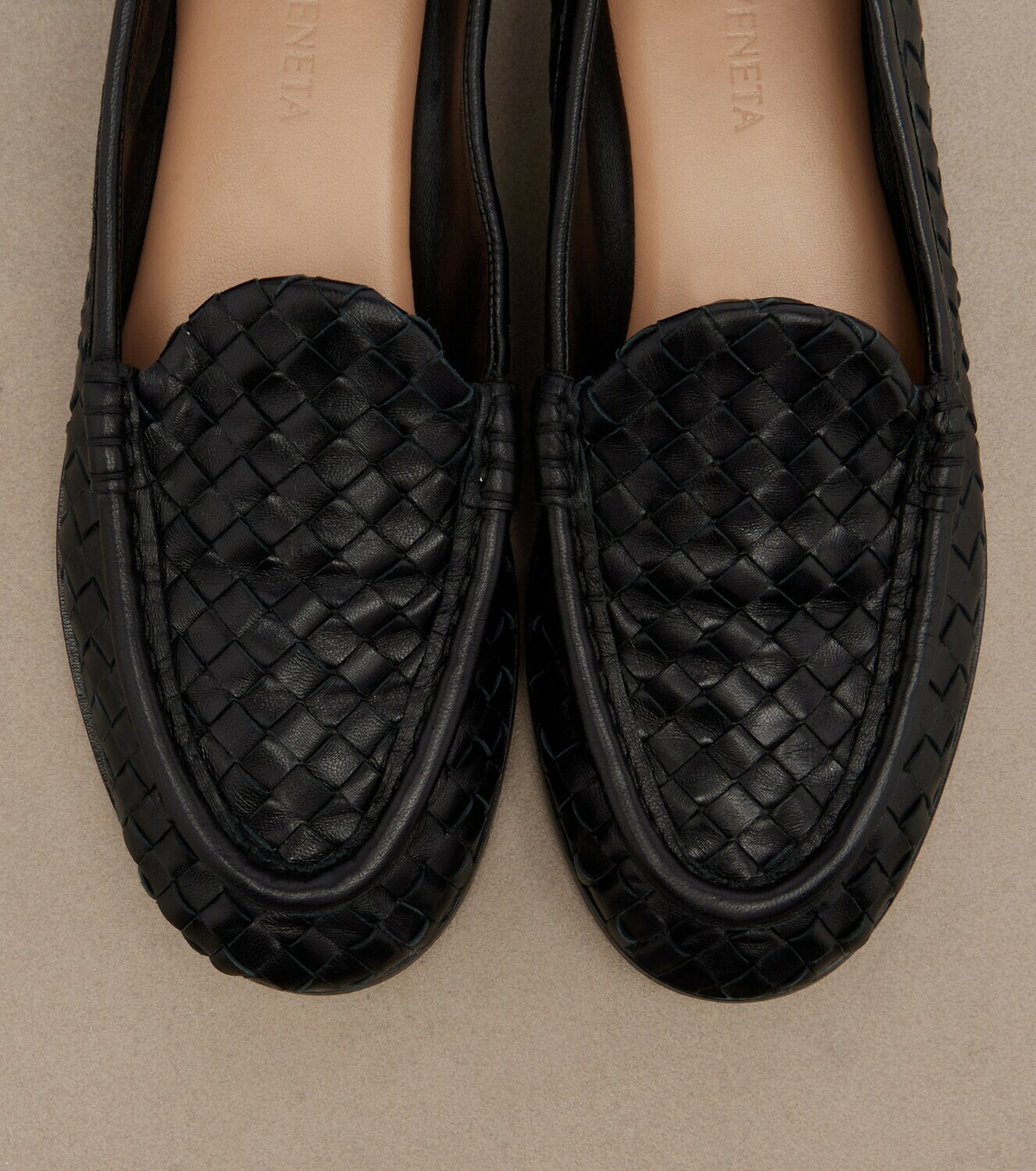 Bottega Veneta Silenzio Intrecciato leather loafers