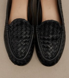 Bottega Veneta Silenzio Intrecciato leather loafers