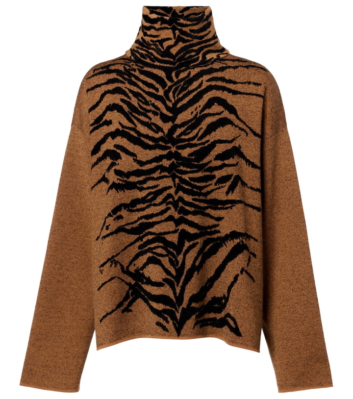Photo: Alaïa Jacquard turtleneck sweater
