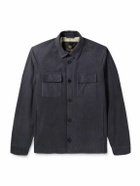 Loro Piana - Suede Overshirt - Blue