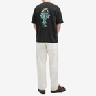 Drôle de Monsieur Men's Vase Logo T-Shirt in Black