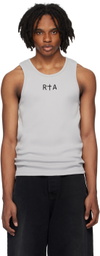 RTA Gray Flocked Tank Top