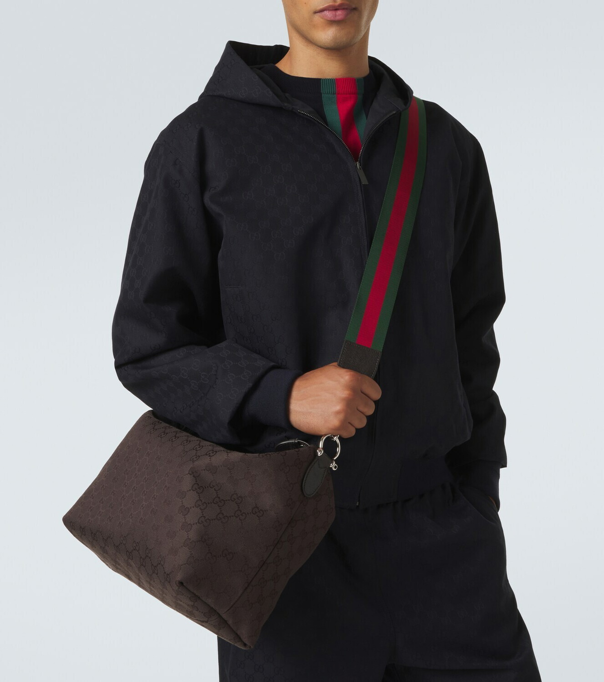 Gucci Brera Medium GG canvas crossbody bag