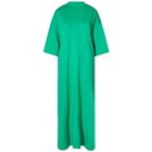 Fear of God ESSENTIALS Women's 3/4 Sleeve Dress in Mint Leaf