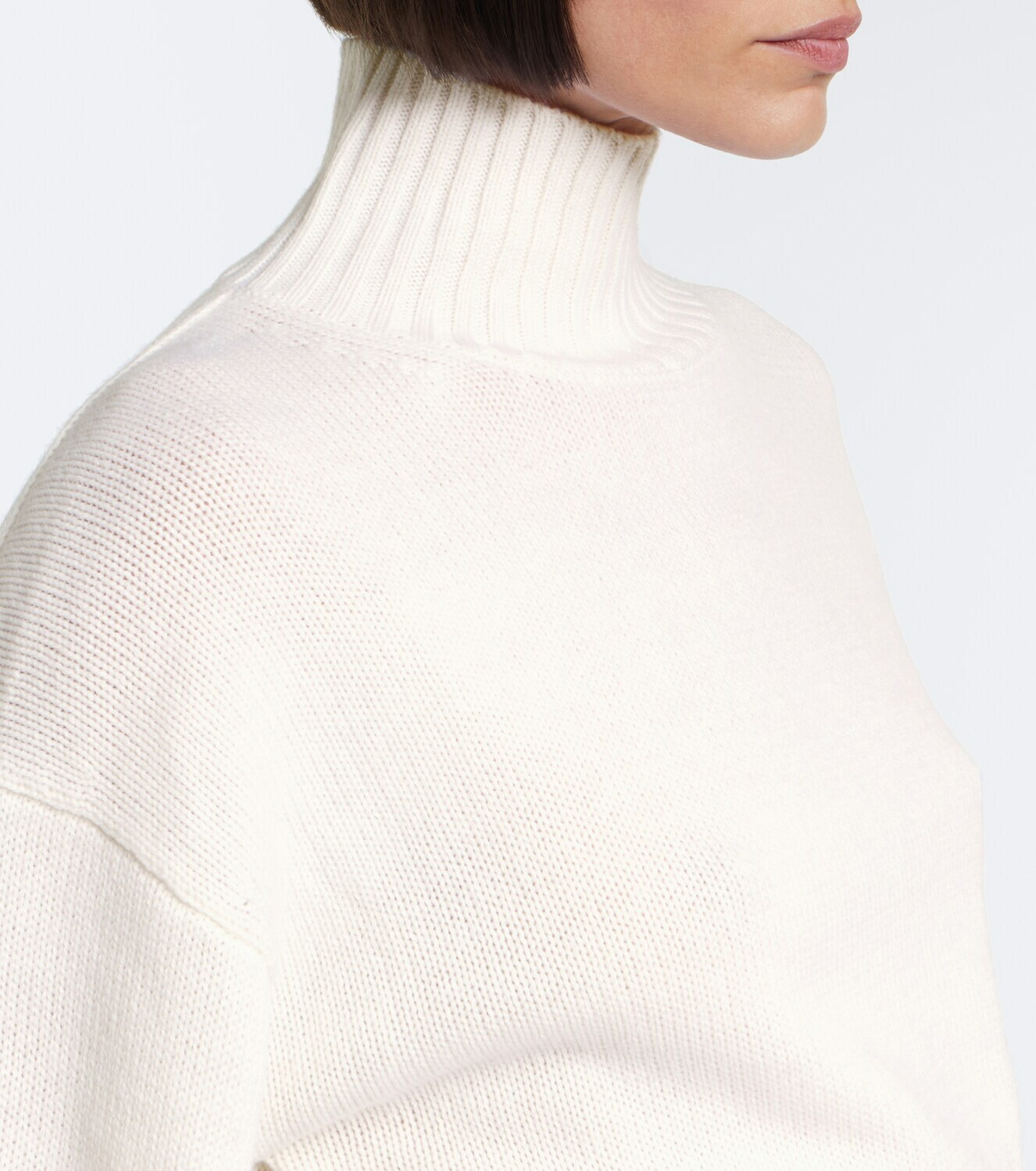 Jardin des Orangers Wool and cashmere mockneck sweater