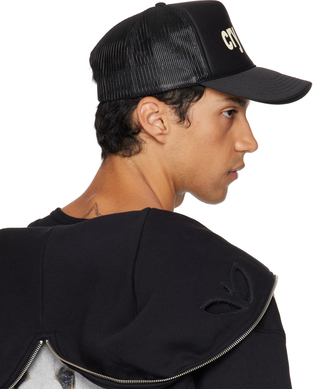 Ashley Williams Black 'cry baby' Trucker Cap Ashley Williams