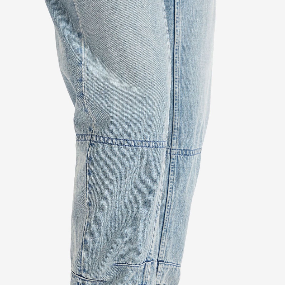 Jil Sander Women's Cargo Jeans in Antartic