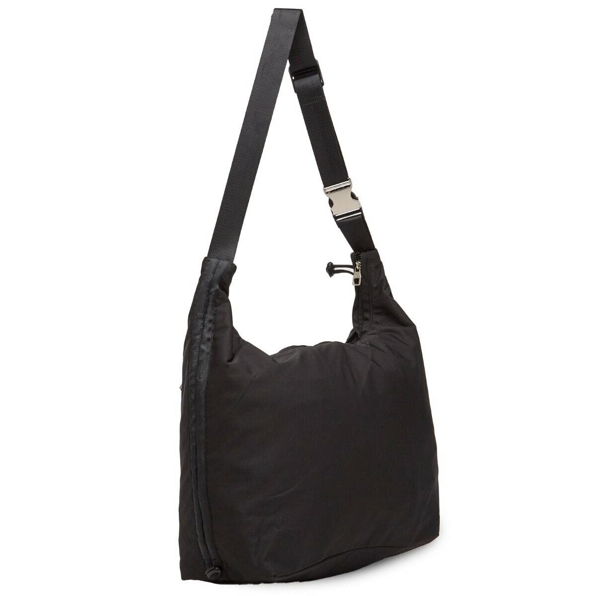 ARCS HEY Sling Bag in Black Criss-Cross 