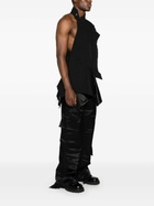 MLGA Black Deconstructed Asymmetric Jacket
