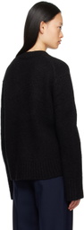 Helmut Lang Black Crewneck Sweater