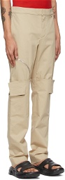 Givenchy Beige Layered Trousers