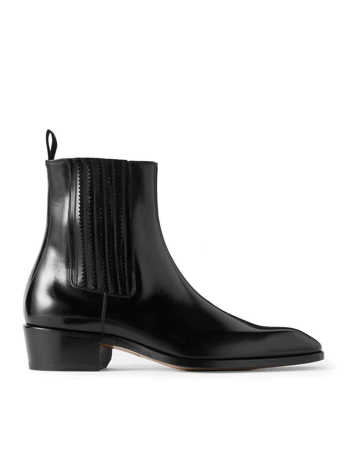 TOM FORD - Elkan Leather Chelsea Boots - Black TOM FORD