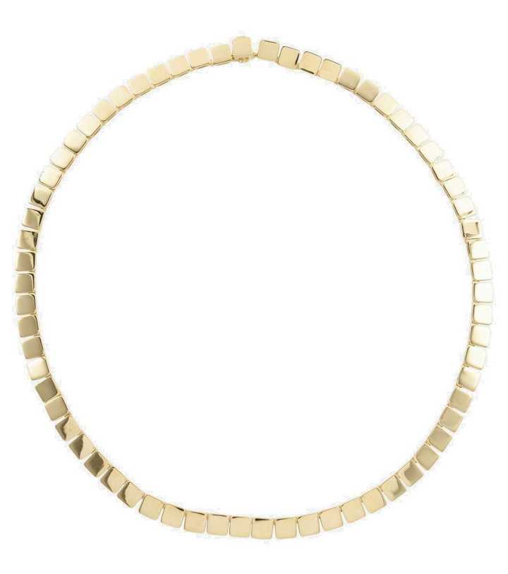 Photo: Ileana Makri Tile Medium 18kt gold necklace