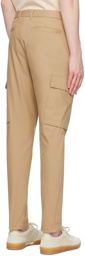 BOSS Beige Patch Cargo Pants