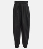 Alexandre Vauthier - High-rise pleated cotton pants