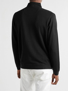 Peter Millar - Crown Cotton and Modal-Blend Half-Zip Sweatshirt - Black