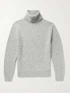 NANUSHKA - Malthe Slim-Fit Mélange Knitted Rollneck Sweater - Gray