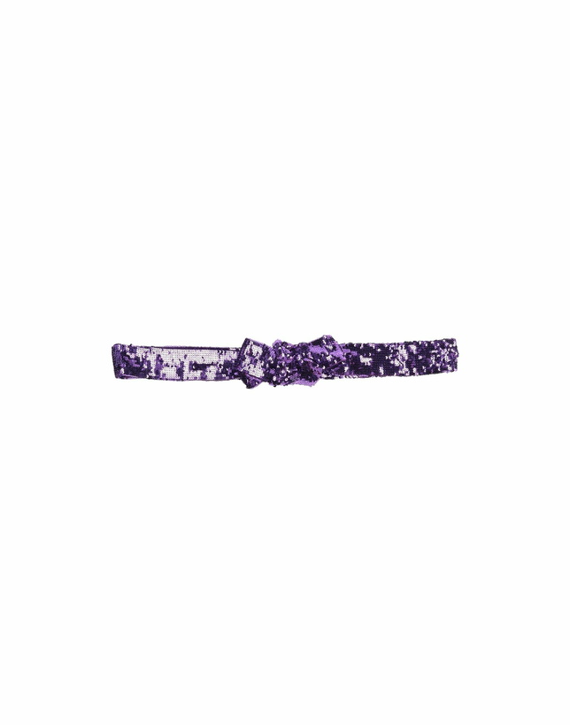 Photo: The Attico Womens Belt in Purple